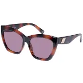 Le Specs Lunettes de soleil 'Vamos' marron / violet / noir