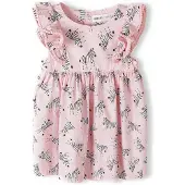 MINOTI Robe rose clair / noir / blanc