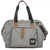 Bagmori Sac à langer marron / gris / noir / blanc