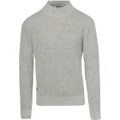 KOROSHI Pull-over gris clair