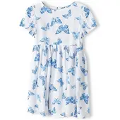 MINOTI Robe bleu / blanc