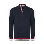 Felix Hardy Pull-over bleu marine / rouge / blanc