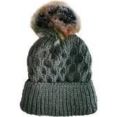 HotSquash Bonnet beige / vert foncé