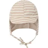 En fant Chapeau sable / blanc