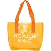 Bagmori Sac de plage orange / blanc