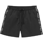 s.Oliver Shorts de bain 'Noah' noir / blanc