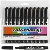 Creativ Company Zwarte Jumbo Stiften, 12st. (12x)