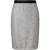 Comma casual identity Jupe noir / argent