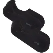 HUGO BOSS Boss 2-pack Shoeliner Finest Soft Cotton Black Str 41-42 2 stk.