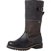 Tamaris Bottes brun foncé / noir / noir chiné