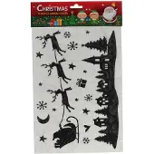 Wins Holland Silhouette Window Stickers Christmas
