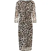 s.Oliver Robe écru / marron / noir