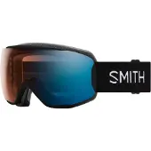Smith - Masque de ski photochromique - Moment Black Chromapop Pro Photochromic Blue Mirror pour Femme - Noir