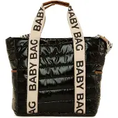 Bagmori Sac à langer beige clair / noir