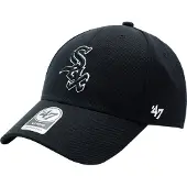47 Brand Unisexe, Casquette, MLB black Chicago White Sox MVP Snapback OSFA, Noir, (Taille unique)
