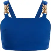 Faina Haut bleu cobalt / or