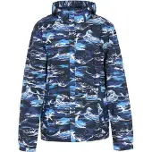ALEKO Veste mi-saison marine / indigo / bleu cyan / blanc