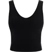 Faina Tops en tricot noir