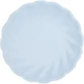 Amscan Assiette Maxi Vert Décor ronde lavande