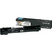 Lexmark - À rendement extrêmement élevé - noir - original - cartouche de toner LCCP - pour C950DE, C950dte