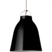 Fritz Hansen Suspension , Caravaggio P3, dimmable, Noir, Salon / séjour, Métal, Design