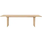 Gubi Private Table à Manger Light Stained Oak | 260 cm