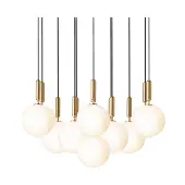 Nuura Miira 13 Suspension Miira 13 Large | Brass|Opal White