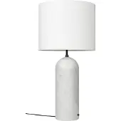 Gubi Gravity Lampadaire White marble | White Shade | XL Low