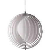 Verpan Suspension , Blanc, Salon / séjour, Plastique