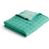 HAY - Mega Dot (Organic) Couvre-lit 260x260 Sea Green
