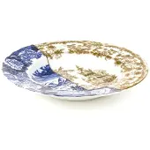 Seletti Assiette creuse en porcelaine Ø 25,4 H.4,2 "Hybrid-Sofronia