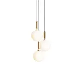 Nuura - Miira 3 Lustre Large Brass/Opal White Nuura