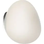 Foscarini Applique Murale , Gregg piccola, dimmable, Blanc, Salle de bains, Verre, Design