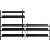 Muuto Compile Shelving System Lot de Black | Configuration 7