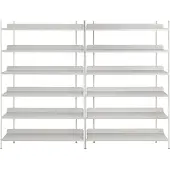 Muuto Compile Shelving System Lot de Grey | Configuration 8