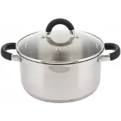KINGHOFF Casserole KH-4346 24cm Acier Inoxydable 6L