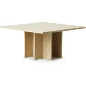 Normann Copenhagen Table basse Edge en travertin grand format