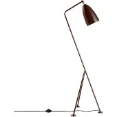 Gubi Lampadaire Gräshoppa Walnut Brown Glossy