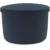 Normann Copenhagen Pouf de rangement dissimulé bleu acier petit