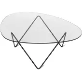 Gubi Pedrera Table Basse Black Semi Matt