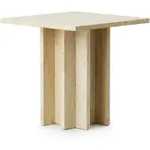 Normann Copenhagen petite table basse Edge en travertin