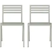 Nine 19 Outdoors Chaise Empilable Grey