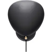 Gubi Cobra Applique Matt Black | Plug