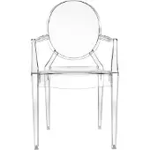 Kartell Louis Ghost Chaise Crystal | 2 chairs
