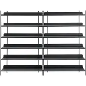 Muuto Compile Shelving System Lot de Black | Configuration 8