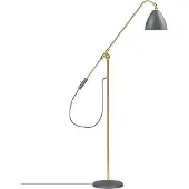Gubi Bestlite BL4 Lampadaire Brass Base | Grey Shade