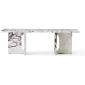 Audo Copenhagen Androgyne Lounge Table Stone Calacatta Viola Marble