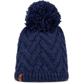 Buff Knitted & Fleece Beanie Bleu