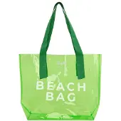 Bagmori Sac de plage vert / blanc