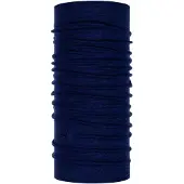 Buff Midweight Merino Wool Neck Warmer Bleu Homme